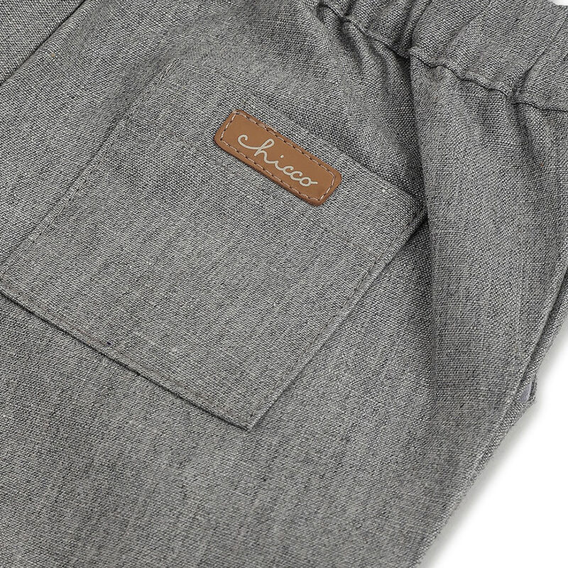 Boys Medium Grey Solid Trouser image number 3